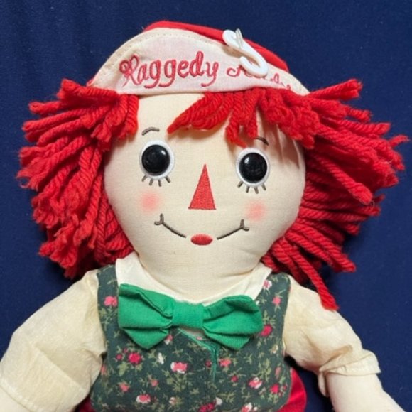 Raggedy Andy Doll Stuffed Movable Legs 100th Anniversary Embroidered 1915-2015 - Picture 2 of 11